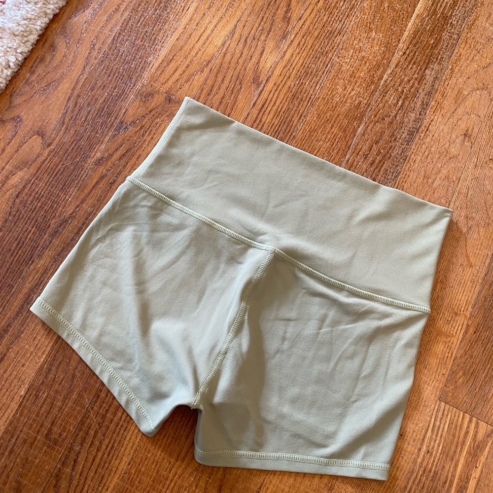Olive Green Workout Shorts